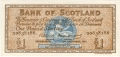 Bank Of Scotland 1 Pound Notes 1 Pound, 21.11.1961